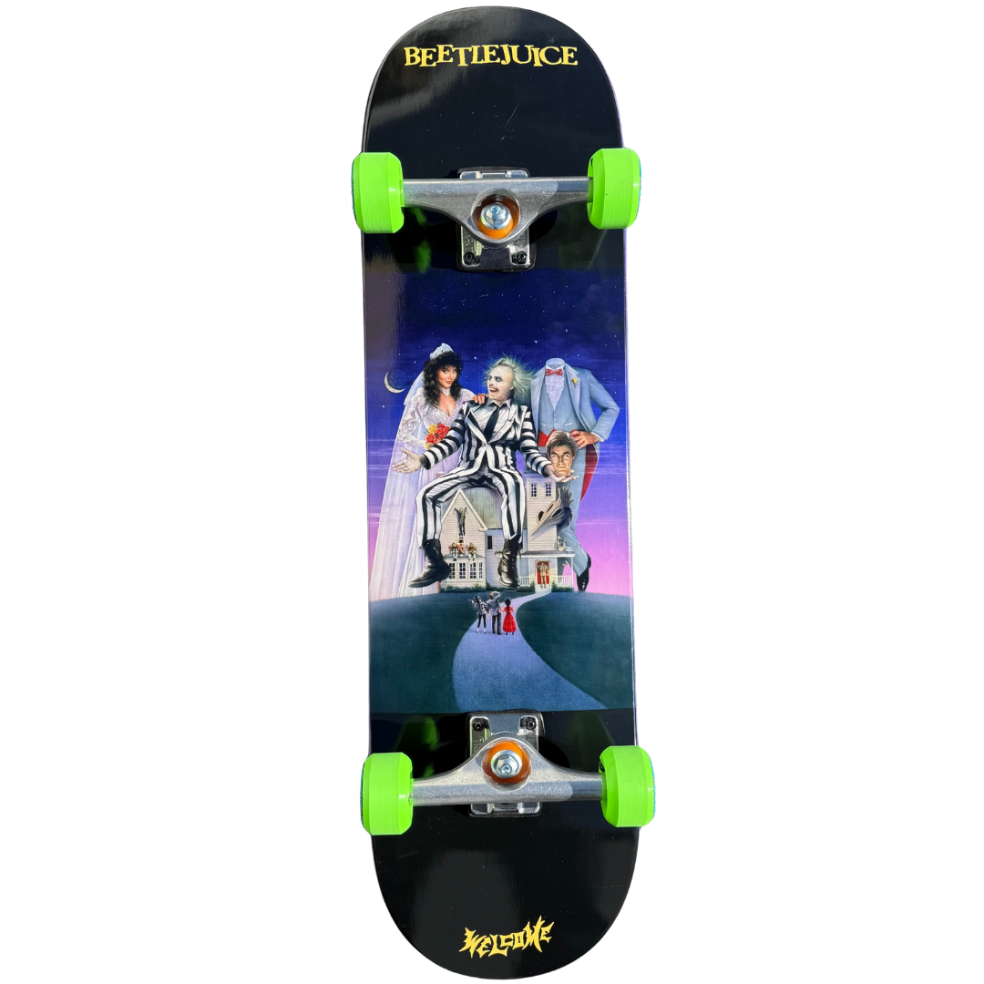 8.5" Welcome Skateboards x Beetlejuice Showtime Complete Skateboard