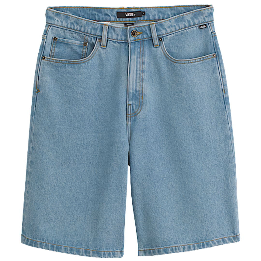 Vans Skate Check 5 Baggy Denim Shorts - Stonewash Blue
