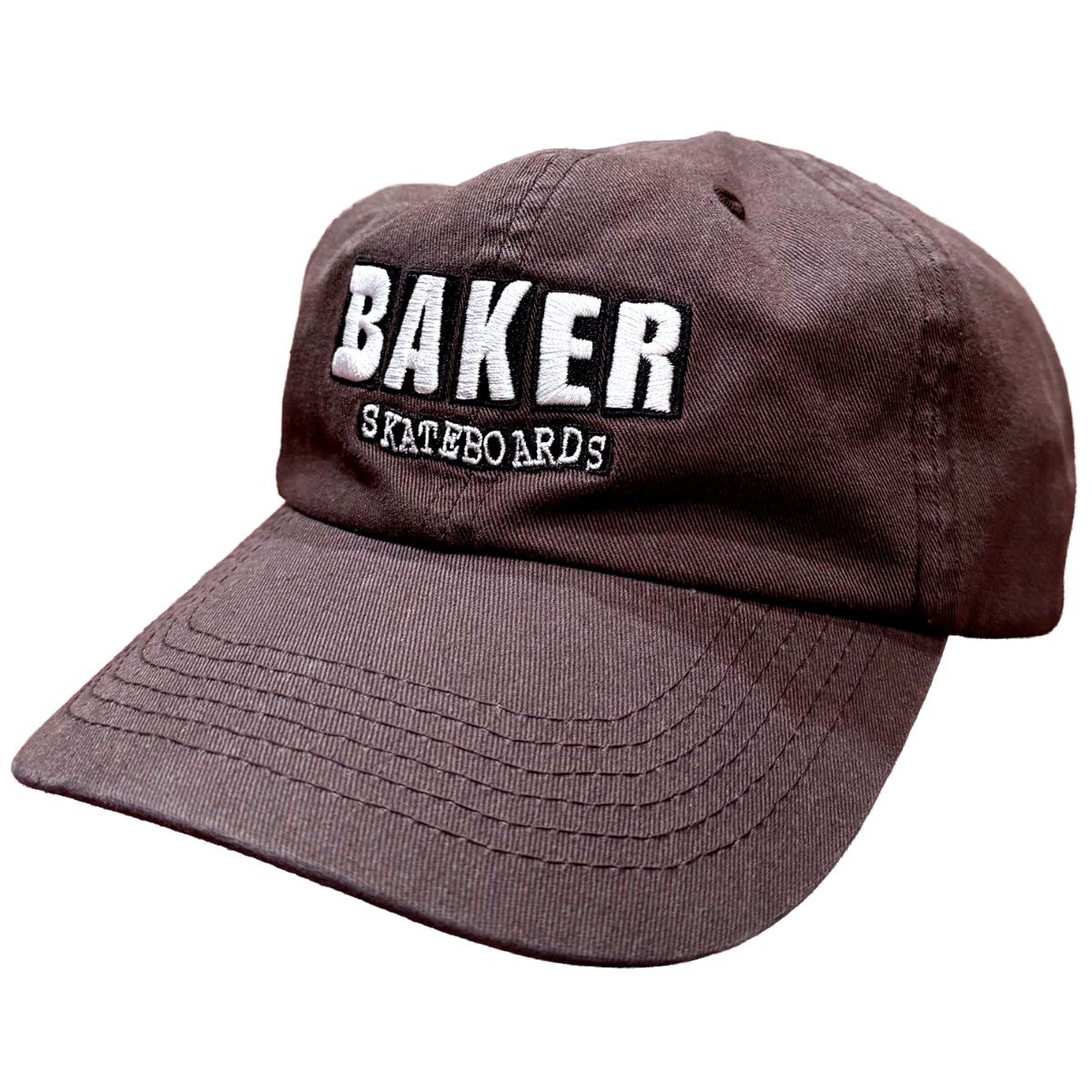 Baker Skateboards Classic Logo Dad Cap Hat - Brown
