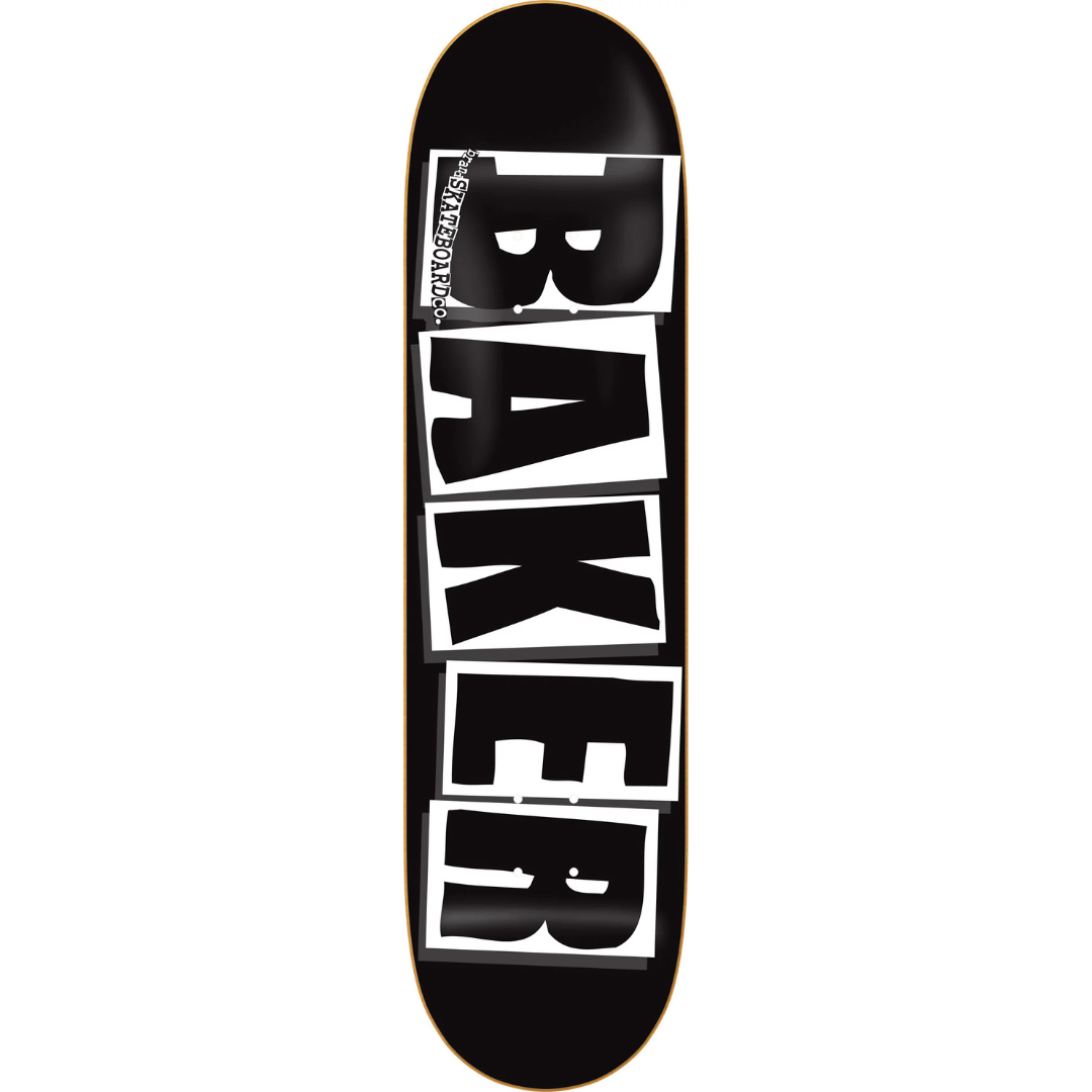 8.25" Baker Skateboards Brand Logo Deck Black