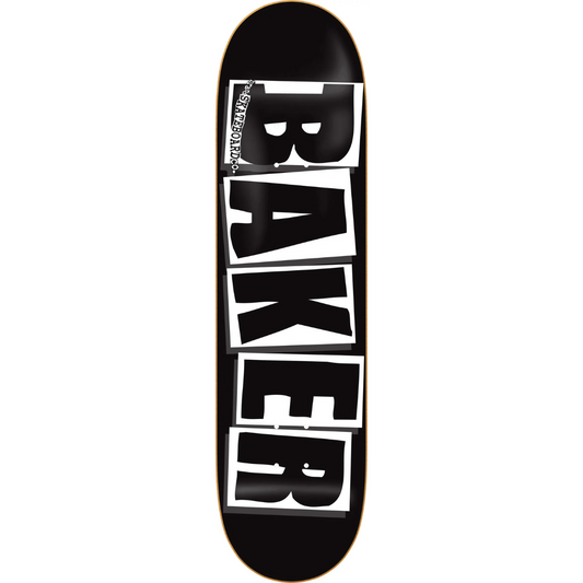 8.25" Baker Skateboards Brand Logo Deck Black