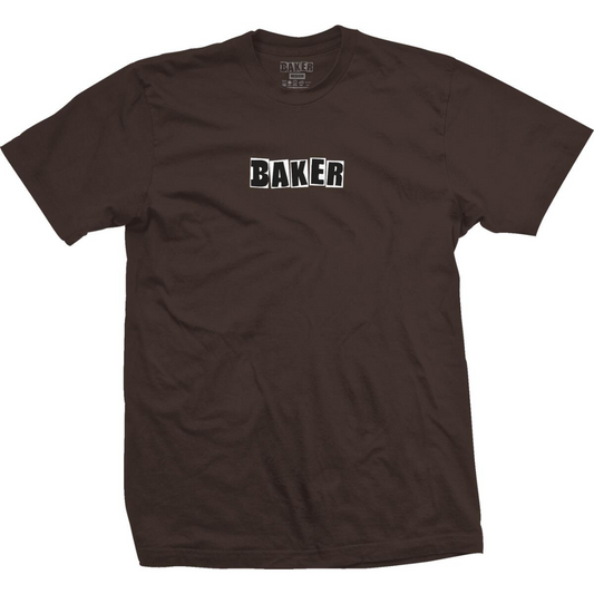Baker Skateboards Brand Logo T-Shirt - Brown