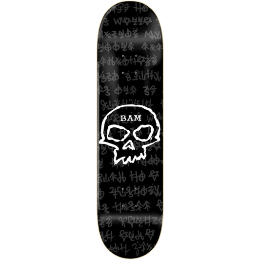 8.25" Zero Bam Margera 3 Stigoi Skull Skateboard Deck