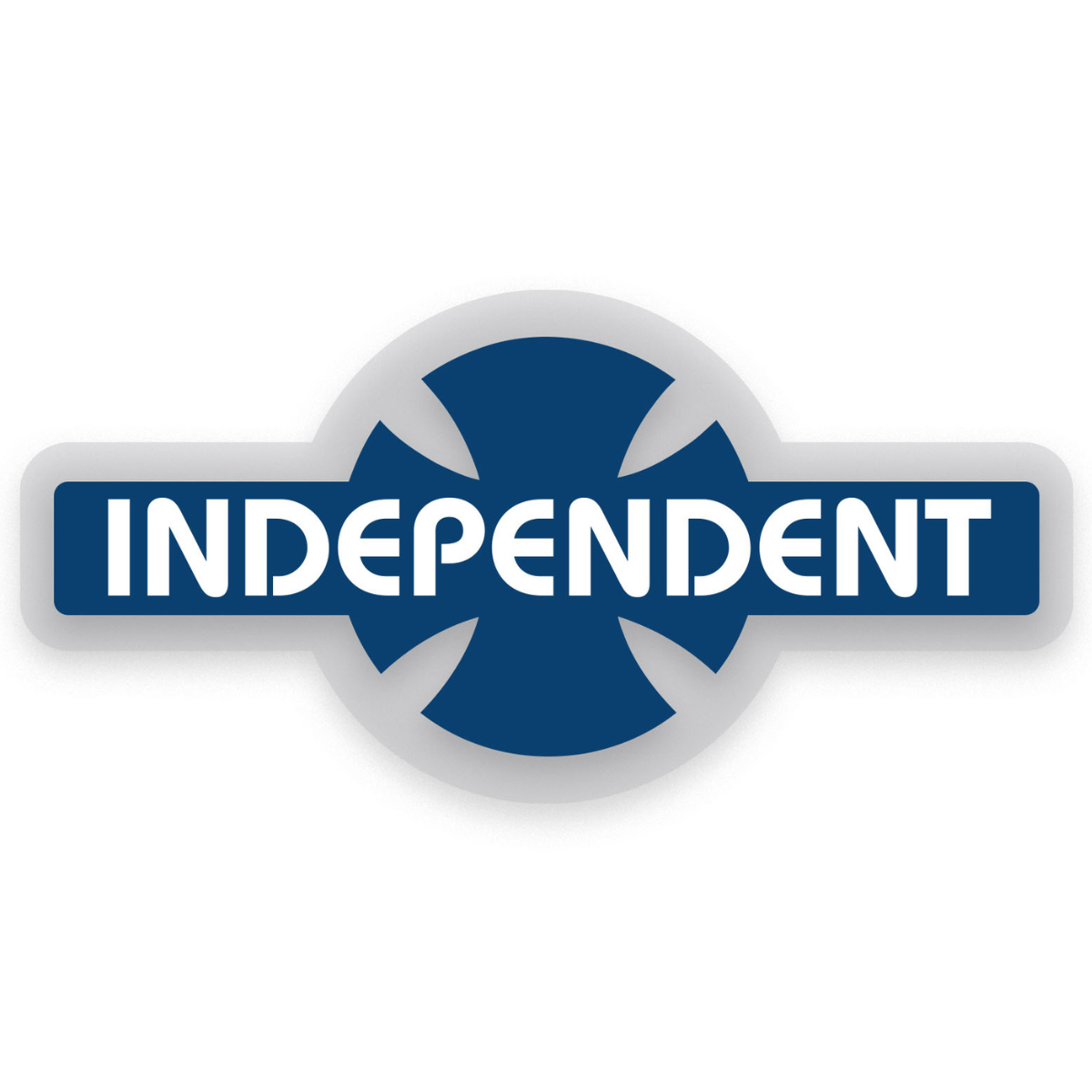 Independent Trucks OGBC Legacy Clear Mylar Sticker - Navy - 4 Inches