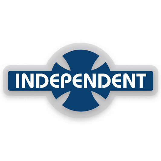 Independent Trucks OGBC Legacy Clear Mylar Sticker - Navy - 4 Inches