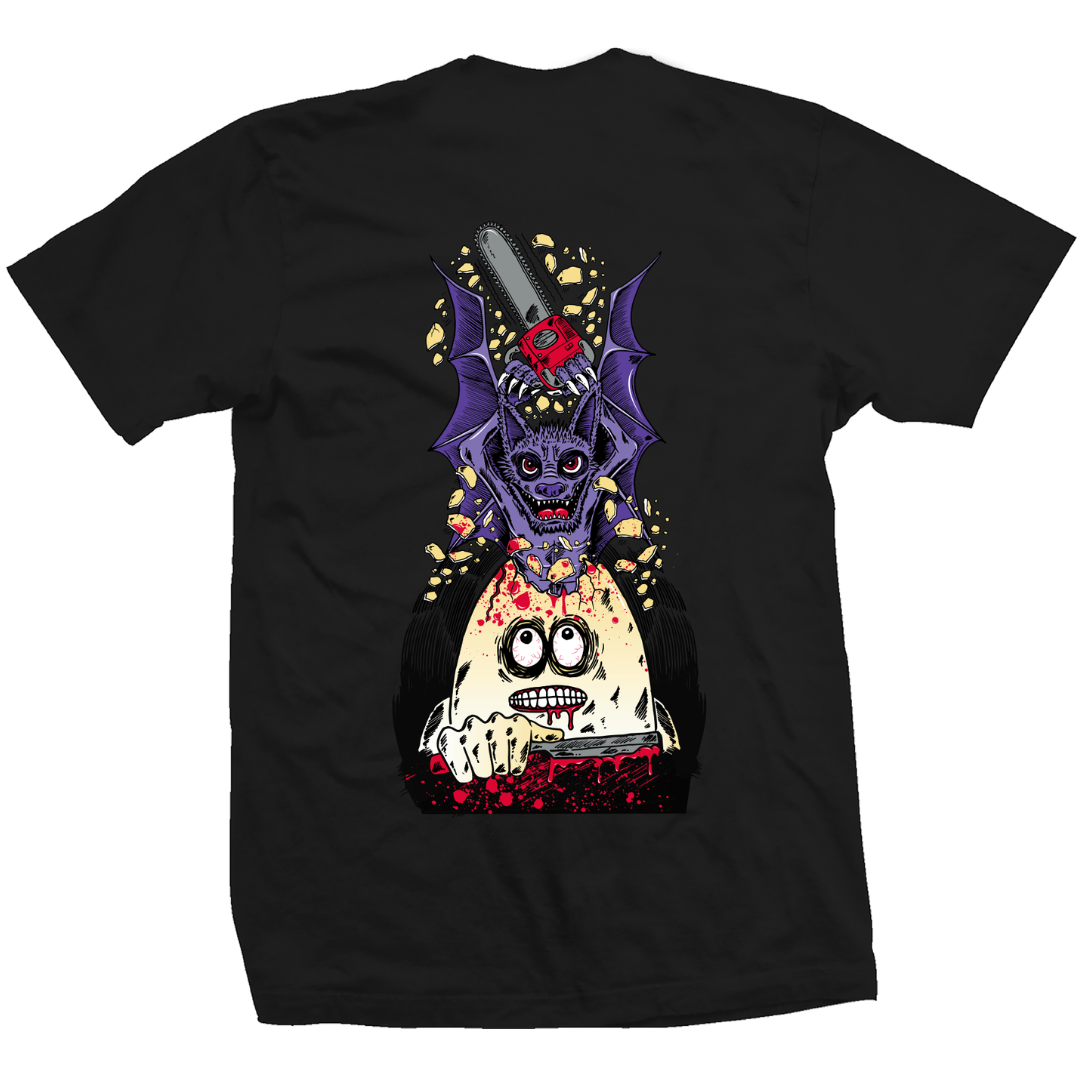 Heroin Skateboards Bat Egg T-Shirt - Black