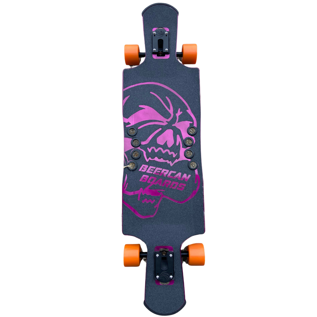 *BLEMISHED* 40.25" Beercan Dropthrough Longboard Complete Pink