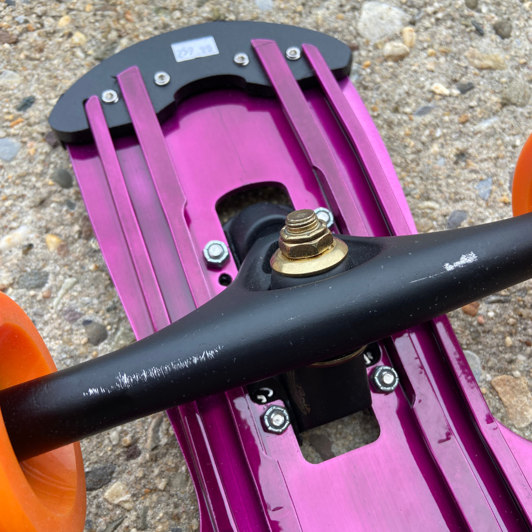 *BLEMISHED* 40.25" Beercan Dropthrough Longboard Complete Pink