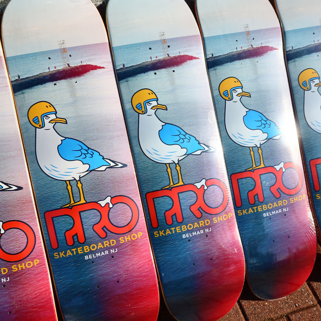 8.0" Pro Skateboard Shop Belmar Seagull Deck