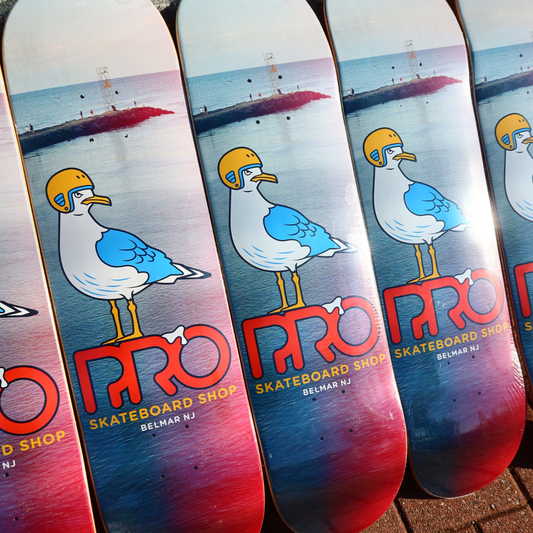 8.5" Pro Skateboard Shop Belmar Seagull Deck