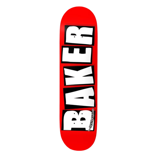 8.6" Baker Skateboards Brand Logo Deck - White
