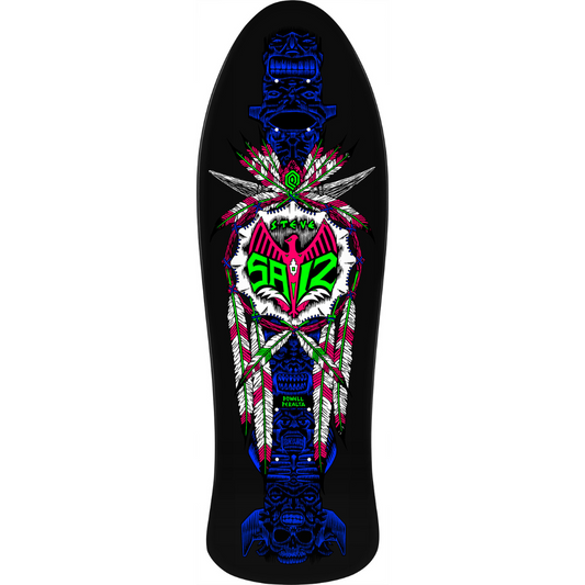 10" Powell Peralta Steve Saiz Totem Reissue Deck - Blacklight