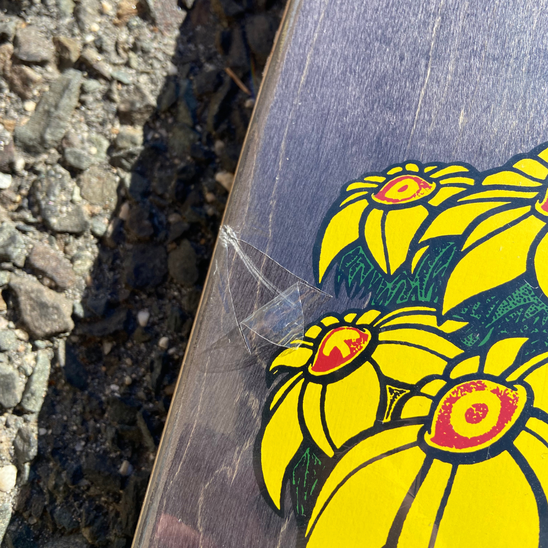 *BLEMISHED* Dogtown Bryce Kanights 'Flower Guy 1' Reissue Deck 10.125" x 31.875" - Black Stain