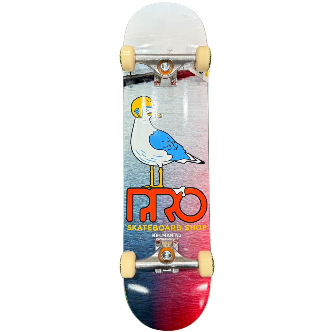8.0" Pro Skateboard Shop Belmar Seagull Complete Skateboard