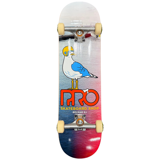 8.25" Pro Skateboard Shop Belmar Seagull Complete Skateboard