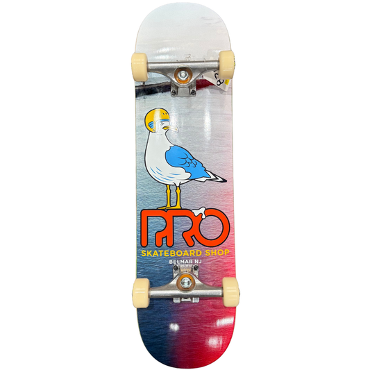 8.25" Pro Skateboard Shop Belmar Seagull Complete Skateboard