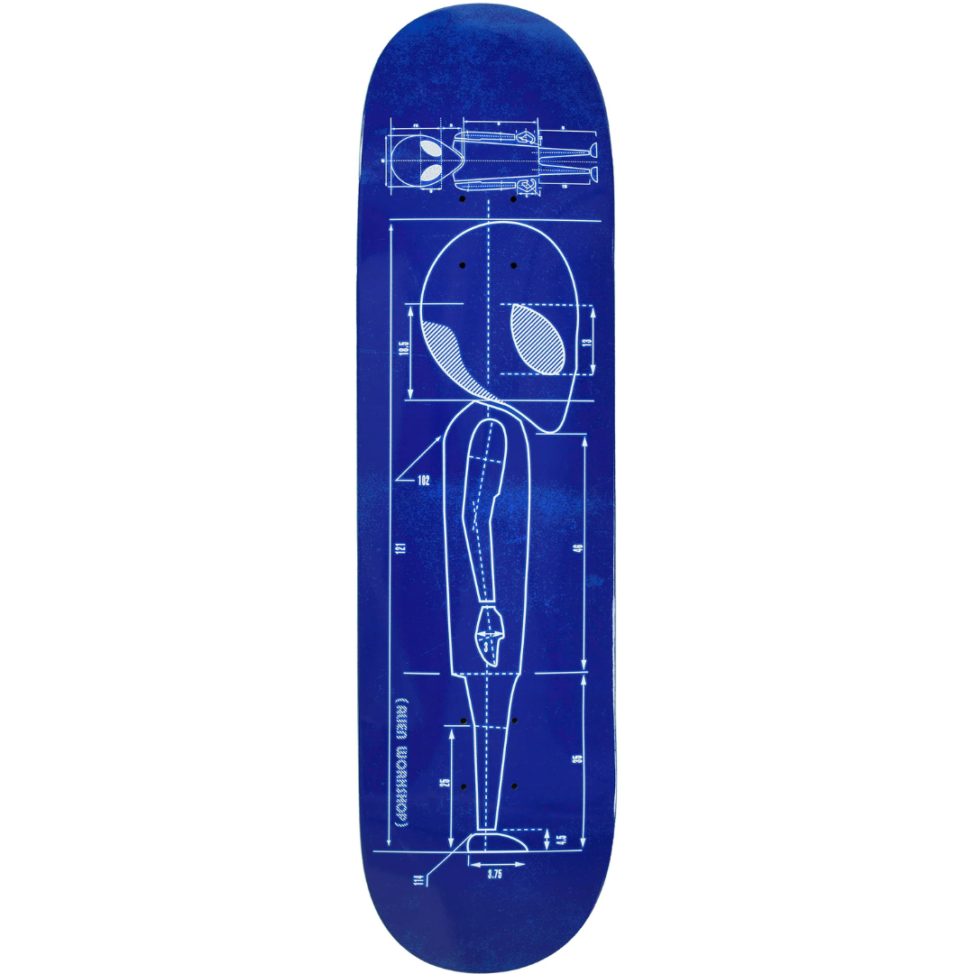 8.75" Alien Workshop Blueprint Skateboard Deck