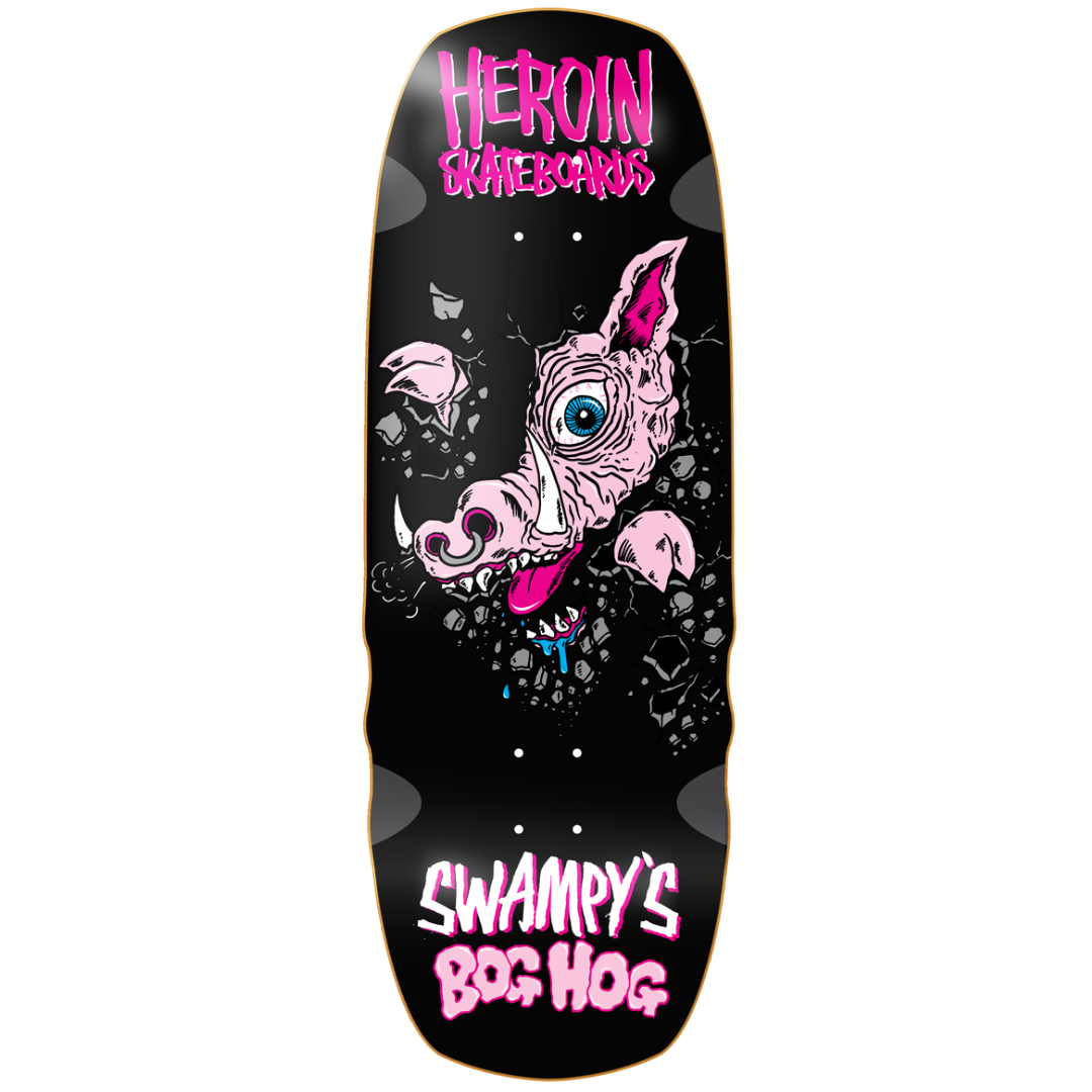 10.75" Heroin Skateboards Swampy's Bog Hog Deck