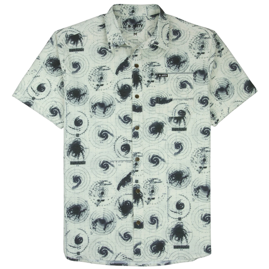 Jetty Garwood Woven Button Up Shirt - Bone