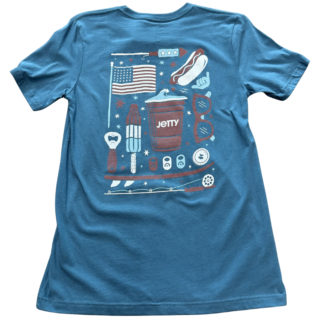 Jetty Bottlerocket T-Shirt - Blue