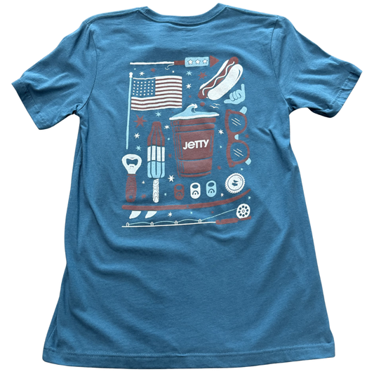 Jetty Bottlerocket T-Shirt - Blue