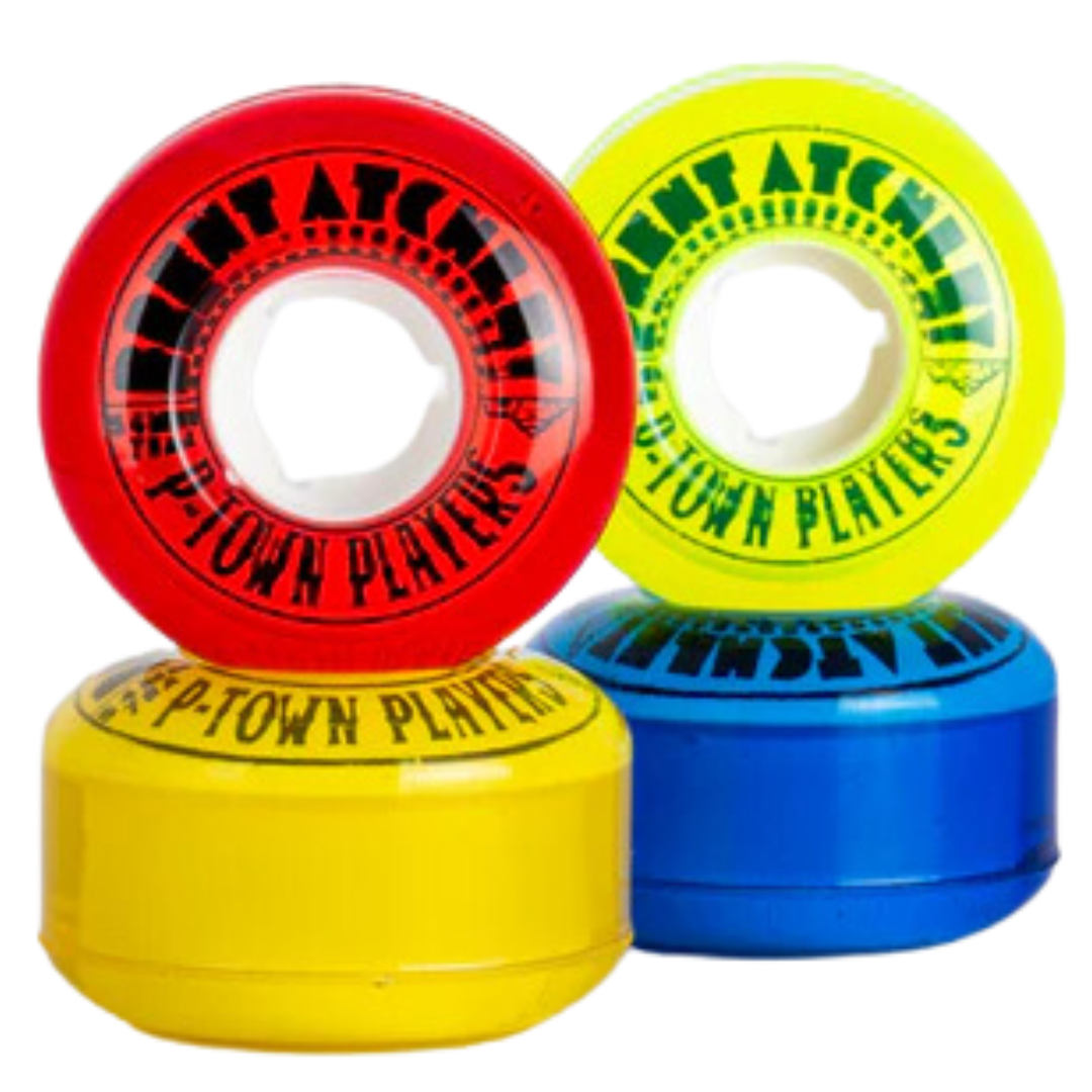 54mm Satori Wheels Brent Atchley P-Town Players 78a Multi-Color Wheels