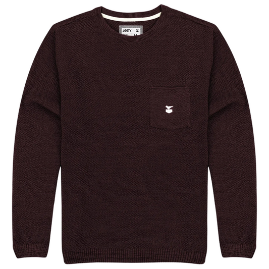 Jetty Brine Sweater - Burgundy