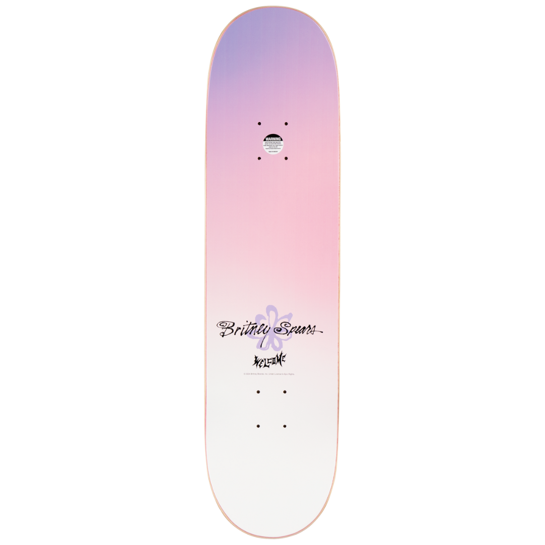 Britney Spears x Welcome Skateboards Believe 8.25" Popsicle