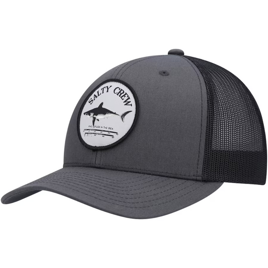 Salty Crew Bruce Retro Trucker Hat - Charcoal / Black
