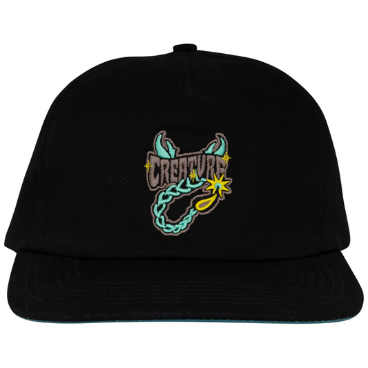 Creature Skateboards Deadly Sands Strapback Hat - Black
