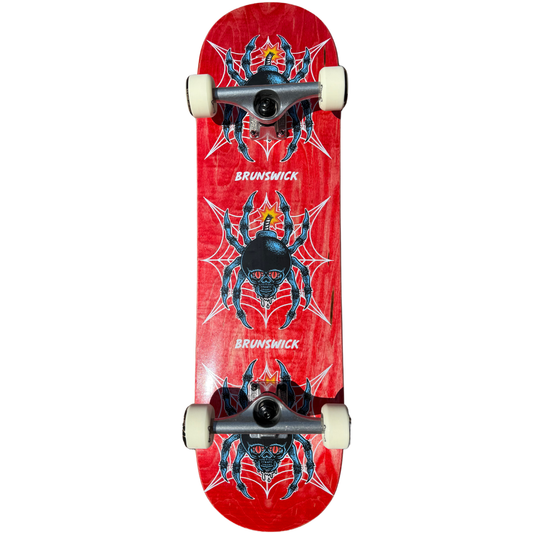 8.5" Brunswick Spiderbomb Stamp Complete Skateboard