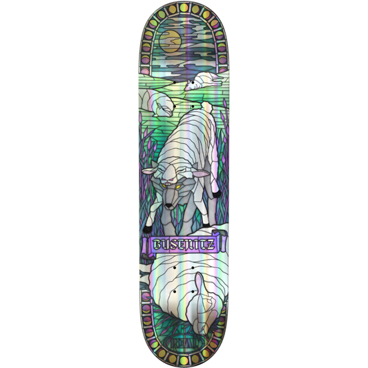 8.38" Real Dennis Busenitz Holographic Cathedral Skateboard Deck