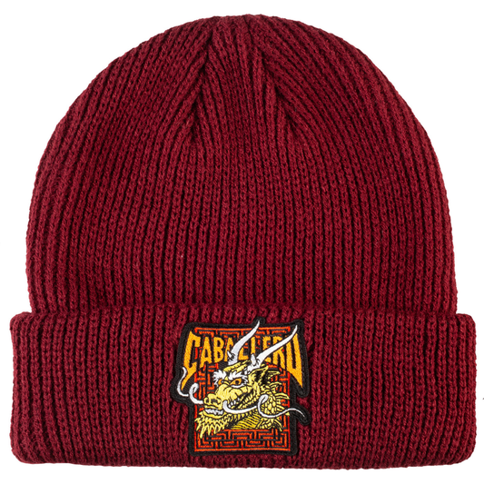 Powell Peralta Steve Caballero Dragon Beanie - Burgundy
