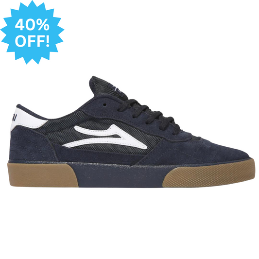 Lakai Cambridge Navy / Gum Suede Skate Shoes