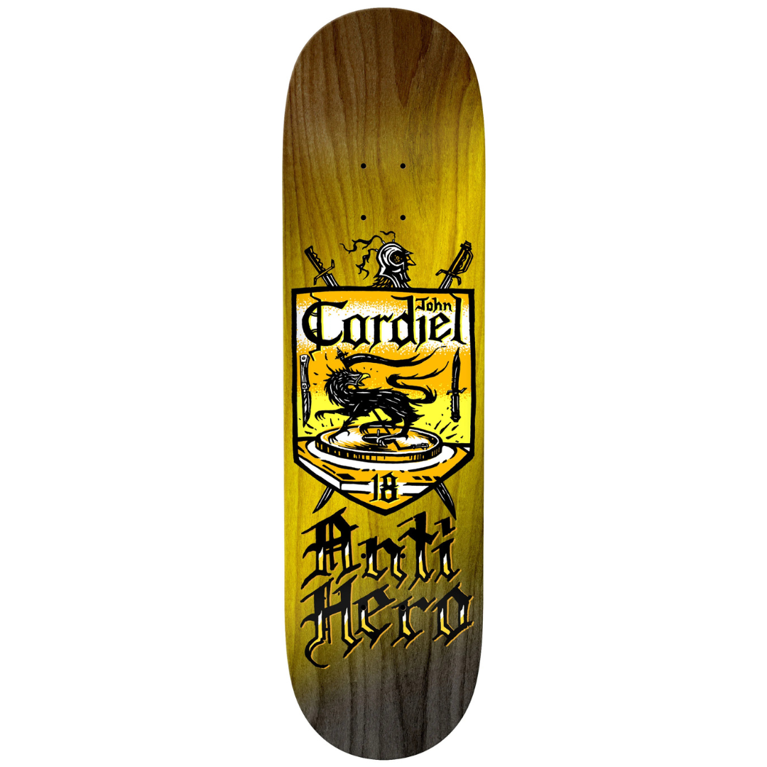 8.62" Anti-Hero Skateboards John Cardiel Coat Of Arms Deck