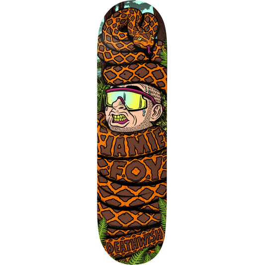 8.0" Deathwish Skateboards Jamie Foy Caught Up Skateboard Deck