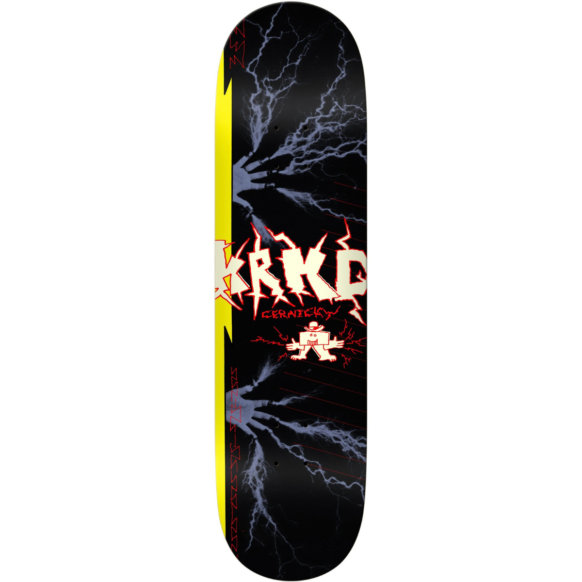 8.5" Krooked Cernicky Lightning Fingers True Fit Mold Skateboard Deck