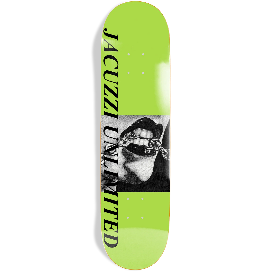 8.375" Jacuzzi Unlimited New Pro Chain Mail Skateboard Deck