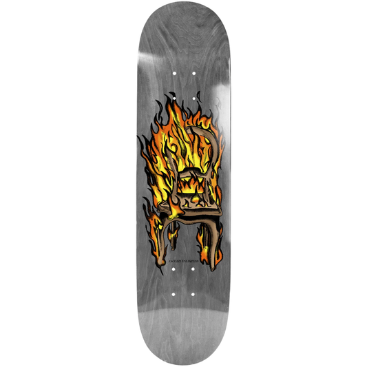 8.5" Jacuzzi Unlimited Chair On Fire Twin Tail Art Skateboard Deck
