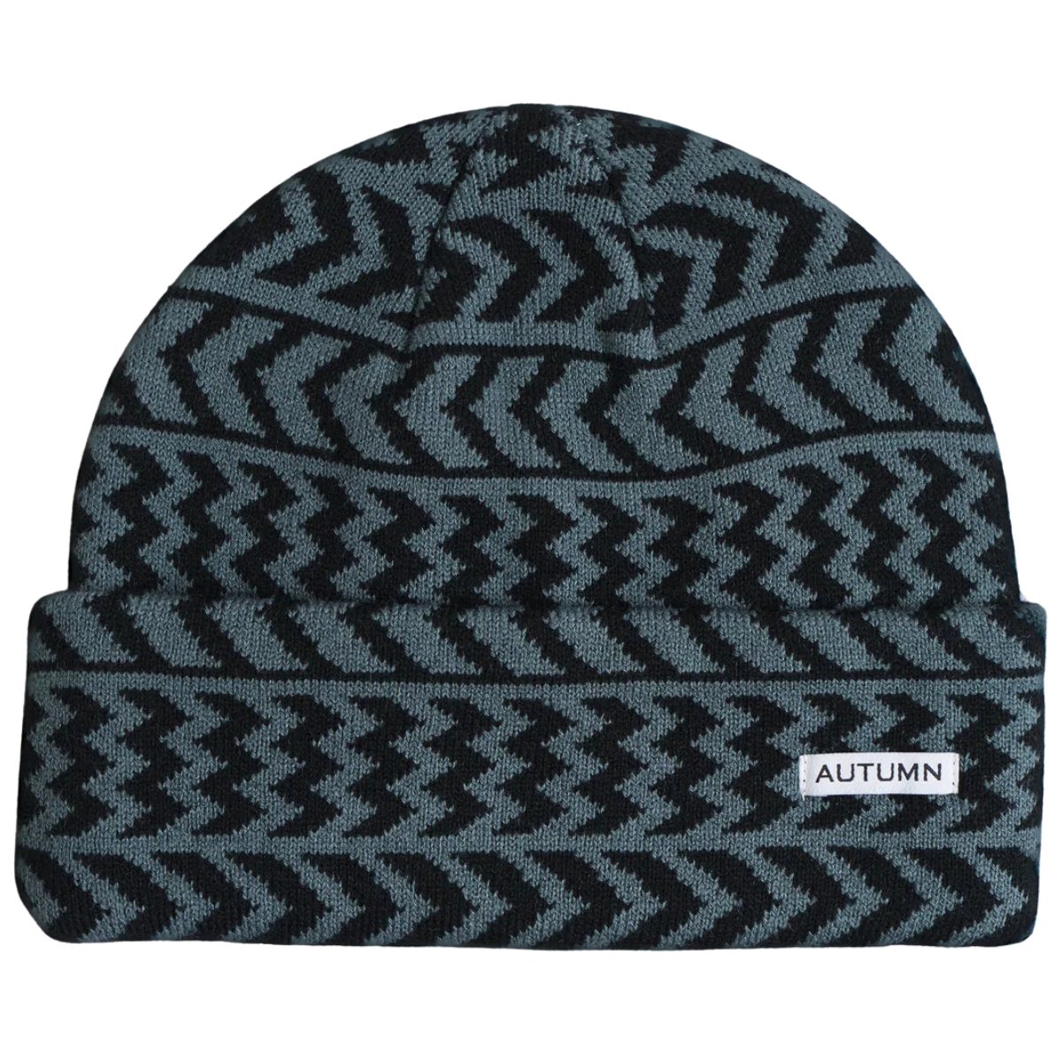 Autumn Chevron Beanie - Slate