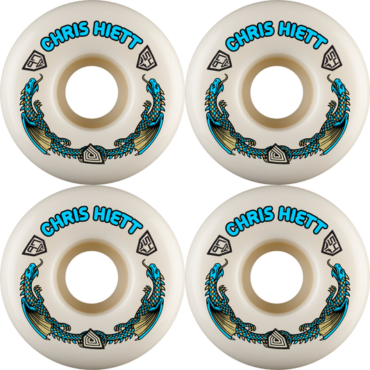 54mm Powell Peralta Chris Hiett Pro Skateboard Wheels 97a V7