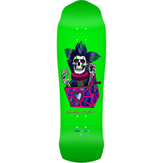 9.5" Powell Peralta Pro Chris Hiett Skull 7 Ply Skateboard Deck