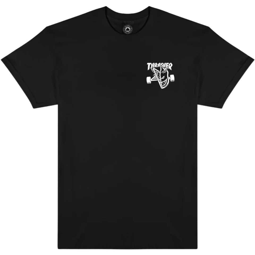 Thrasher Magazine x Spitfire Wheels Classic Swirl T-Shirt - Black