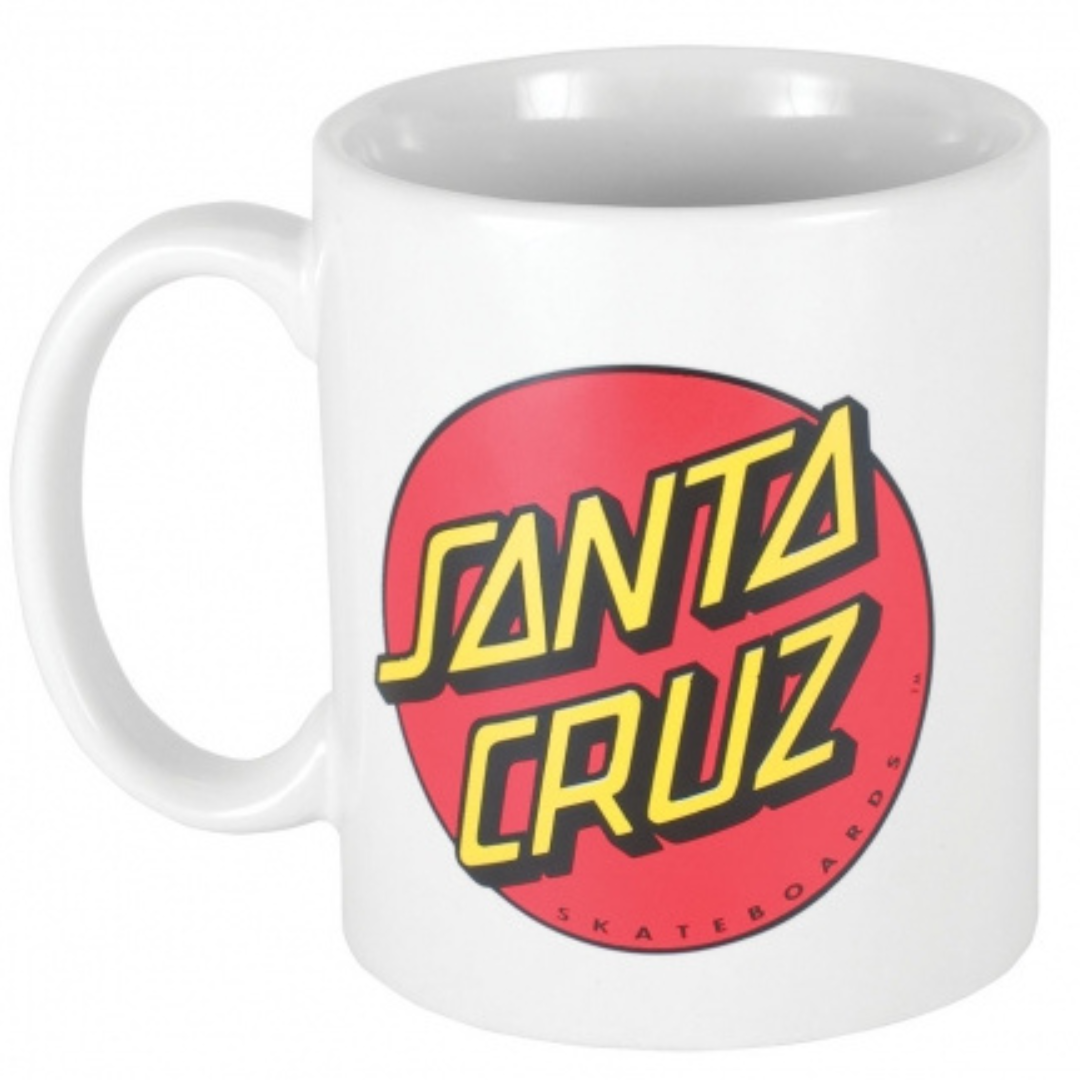 Santa Cruz Skateboards Classic Dot Mug White 11oz