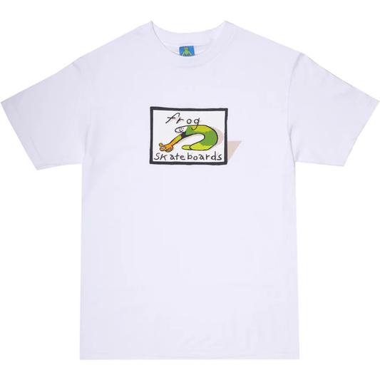 Frog Skateboards Classic Logo T-Shirt - White