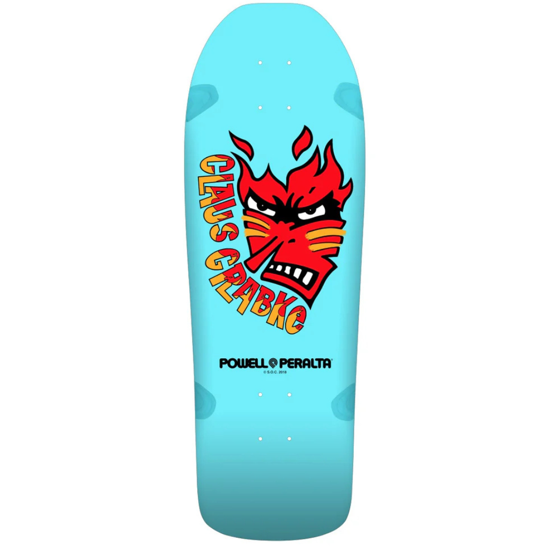 Powell Peralta 10.25" Claus Grabke Skateboard Deck - Aqua