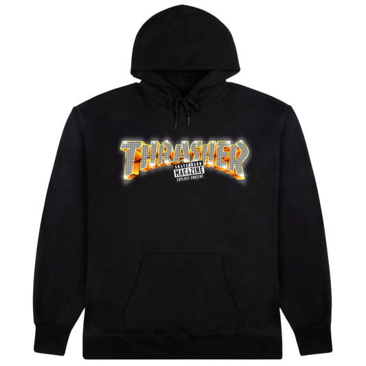 Thrasher Magazine Explicit Hoodie - Black