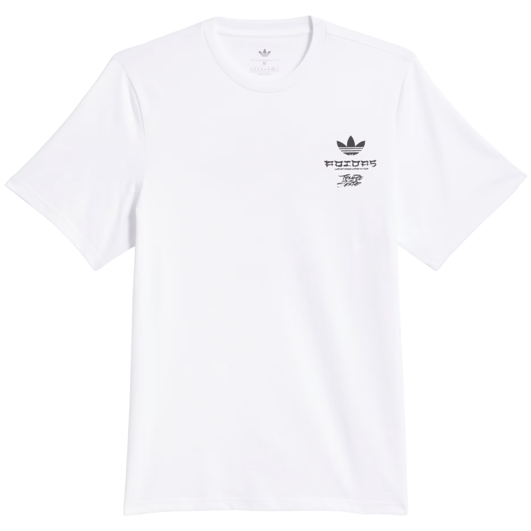 Adidas Skateboarding x Temple Of Skate Crane T-Shirt - White / Black