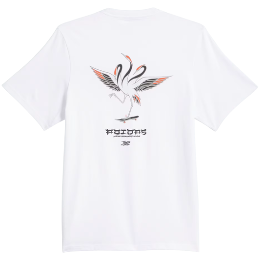Adidas Skateboarding x Temple Of Skate Crane T-Shirt - White / Black