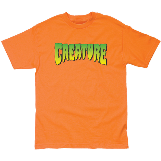 Creature Skateboards Logo T-Shirt - Safety Orange